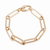 14K GOLD LARGE PAPERCLIP CHAIN BRACELET - 000656325710