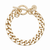 Eklexic Tara Toggle Bracelet, Brass Material 10K Gold or Rhodium-Silver Plating
