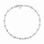 Eklexic Small Margaux Necklace, 10K Gold or Rhodium-Silver Plating, 24 Inch Chain
