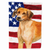 Patriotic/Dog Breed Themed Flag Canvas - 652259155002