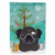 Christmas Tree/Dog  Breed Flag Canvas - 638508103635