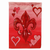 Fleur de lis Themed Flag Canvas - 705332087681