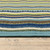 9' X 13' Blue Striped Stain Resistant Indoor Outdoor Area Rug - 606114570486