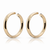Eklexic Kelly Hoops, 1.5 Inch, Brass, Warm Toned Statement