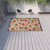 10' X 13' Beige Orange And Red Toile Non Skid Indoor Outdoor Area Rug - 606114454823