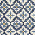 3'x5' Ivory Blue Hand Hooked UV Treated Quatrefoil Indoor Outdoor Area Rug - 4512822802404