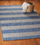 8’ X 10’ Navy Stripes Indoor Outdoor Area Rug - 808230039056