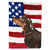 Patriotic/Dog Breed Themed Flag Canvas - 652259137947