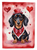 Dachshund My Valentine Garden Flag - 194030943403