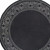 8' Round Black Round Stain Resistant Indoor Outdoor Area Rug - 606114582274