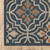 10'x13' Blue Orange Floral Lattice Indoor Outdoor Area Rug - 4512822861623