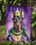 Doberman Pinscher King of Mardi Gras Garden Flag - 194030929674