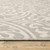 5' X 7' Grey Floral Stain Resistant Indoor Outdoor Area Rug - 606114583110