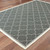 4' X 6' Grey Geometric Stain Resistant Indoor Outdoor Area Rug - 606114574064