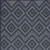 6' X 9' Navy Blue Argyle Indoor Outdoor Area Rug - 606114457480