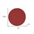 6' X 6' Brick Red Round Non Skid Indoor Outdoor Area Rug - 606114458326