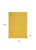 5' X 7' Yellow Non Skid Indoor Outdoor Area Rug - 606114457275