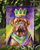 Dogue de Bordeaux King of Mardi Gras Garden Flag - 194030929681