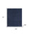 10' X 14' Midnight Blue Non Skid Indoor Outdoor Area Rug - 606114456568