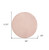 8' X 8' Pink Round Non Skid Indoor Outdoor Area Rug - 606114456926