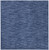 7' X 7' Navy Blue Square Non Skid Indoor Outdoor Area Rug - 606114456773