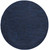 6' X 6' Midnight Blue Round Non Skid Indoor Outdoor Area Rug - 606114458463