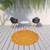 8' X 8' Sunburst Round Non Skid Indoor Outdoor Area Rug - 606114457183