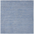 7' X 7' Blue And Grey Square Striped Non Skid Indoor Outdoor Area Rug - 606114456124