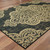 3' X 5' Black Oriental Stain Resistant Indoor Outdoor Area Rug - 606114582762