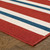 2' X 3' Red and Ivory Geometric Stain Resistant Indoor Outdoor Area Rug - Red, Ivory