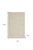 4' Runner Beige And Ivory Indoor Outdoor Runner Rug