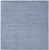 5' X 5' Blue And Gray Square Indoor Outdoor Area Rug