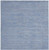 5' X 5' Blue And Gray Square Indoor Outdoor Area Rug
