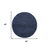 4' Blue Round Indoor Outdoor Area Rug