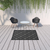 5' X 7' Charcoal Indoor Outdoor Area Rug