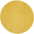 4' Yellow Round Indoor Outdoor Area Rug