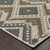 3' X 5' Gray Geometric Stain Resistant Indoor Outdoor Area Rug - Gray