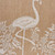 5’ X 7’ Tan Flamingo Indoor Outdoor Area Rug - 808230038950