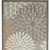 3' X 5' Natural Floral Non Skid Indoor Outdoor Area Rug - 606114454403