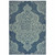 8' X 11' Navy Oriental Stain Resistant Indoor Outdoor Area Rug - 606114582533