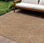 10' X 14' Terra Cotta And Ivory Geometric Washable Indoor Outdoor Area Rug Transitional Style - Terra Cotta, Ivory Color