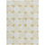 10' X 14' Gold And Beige Abstract Washable Indoor Outdoor Area Rug
