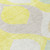8' Yellow Mint Green And Beige Round Ogee Washable Indoor Outdoor Area Rug