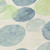 8' Navy Blue Lime Green And Ivory Round Geometric Washable Indoor Outdoor Area Rug