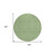 8' Green And Beige Round Geometric Washable Indoor Outdoor Area Rug - 608219269999