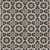 9' X 12' Charcoal Silver And Copper Floral Medallion Washable Indoor Outdoor Area Rug