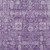 9' X 12' Purple Lilac And Lavender Oriental Washable Indoor Outdoor Area Rug
