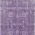 9' X 12' Purple Lilac And Lavender Oriental Washable Indoor Outdoor Area Rug