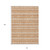 10' X 14' Terra Cotta And Beige Southwestern Washable Indoor Outdoor Area Rug