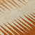8' Copper Brown And Beige Round Striped Washable Indoor Outdoor Area Rug
